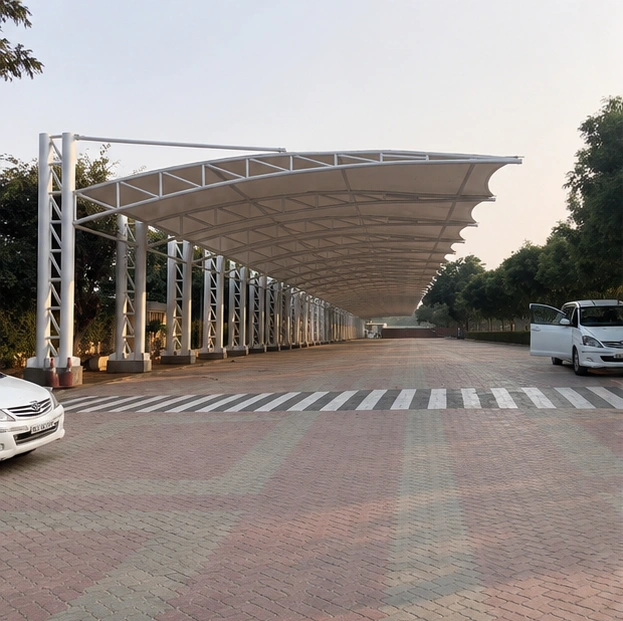 Tata Teleservices, Hyderabad tensile structure, Ekra Decor &mdash; photograph 2